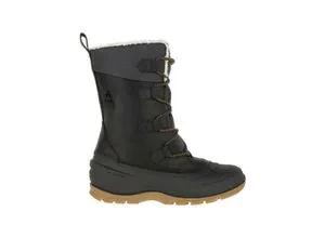 Kamik Winterstiefel Snowgem – Wasserdichte Damenstiefel in Schwarz - Wanderschuhe mit nahtversiegelter Konstruktion und HEAT-MX Isolierung für überragende Wärme. Ideal für winterliche Aktivitäten und hält die Füße trocken.