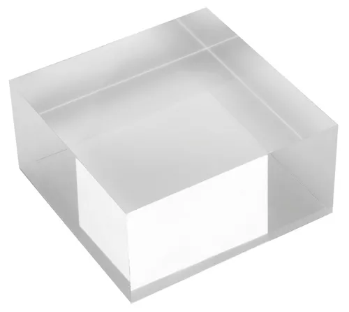 deflecto Acryl-Block transparent 75 x 75 x 40 mm