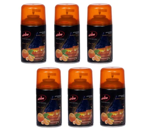Laro Premium Airline African Night Nachfüller für Duftspender 250ml - Vorteilspaket - Ideal für Air Wick Freshmatic Max & Glade - Dieser Nachfüller sorgt für bis zu 60 Tage langanhaltende Frische und ist perfekt für ein einladendes Raumklima. Profitieren Sie von attraktiven Mengenrabatten!