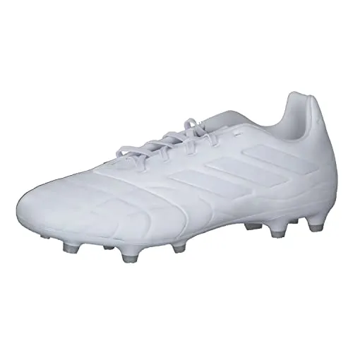 Adidas Copa Pure 3 FG Herren Fußballschuhe - Weiß - Größe 40 2/3 - Moderne Herren Fußballschuhe in Weiß mit robuster Stollen-Sohle für optimalen Halt auf dem Platz. Ideal für ambitionierte Spieler, die ihre Leistung steigern möchten.
