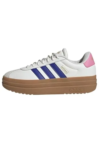 Sneaker ADIDAS SPORTSWEAR "VL COURT BOLD", Gr. 38,5 - Sneaker aus Leder und Synthetik, inspiriert vom adidas Gazelle Bold, bietet Komfort mit weichem Futter und EVA-Einlegesohle für optimale Dämpfung.