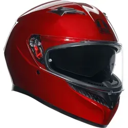 AGV K3 Integralhelm - Rot - L - Motorradhelm mit integrierter Sonnenblende, optimiert für Aerodynamik und Sicherheit. Ideal für jeden Fahrstil, bietet maximalen Komfort und Sicht mit einem Gewicht von nur 1500 g.