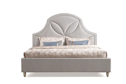 Designer Bett Polsterbett Luxusbett Doppelbett Ehebett Betten 180x200cm Stoff