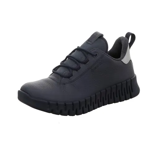 ECCO Sneaker Gruuv Lea GTX - marineblau Damen Größe 39 - Sneaker mit GORE-TEX-Imprägnierung für optimalen Wetterschutz und innovativer Gummisohle für flexible Bewegungen, ideal für aktive Frauen.
