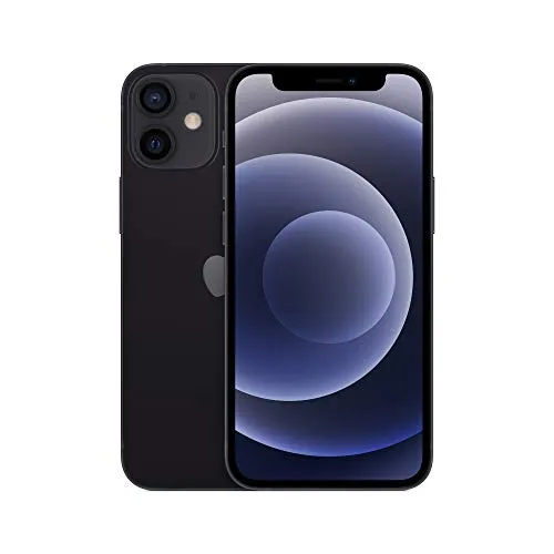 Apple iPhone 12 mini 256GB Schwarz - Generalüberholt - Simlockfreies Handy mit kompaktem Design, leistungsstarkem A14 Bionic Chip und hervorragender Kamera für beeindruckende Fotos.