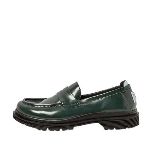 Art Unisex. 1190211WS003_0G3 1902 Birmingham grüne Lederschuhe (45) - Lässige grüne Lederschuhe mit 360° Nähten und herausnehmbarer Innensohle. Ideal für Frühling/Sommer, vereinen Komfort und Eleganz für jeden Anlass.
