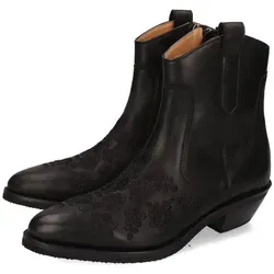 Westernstiefelette "Melody 3", Western Stiefel, Boot, Cowboy Boot in spitzer Form, Gr. 41, schwarz