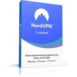 NordVPN Complete 2025 - 10 Geräte, 2 Jahre, Sofortdownload - Security-Suiten mit erstklassigem Schutz für bis zu 10 Geräte gleichzeitig – ideal für Familien und Vielnutzer.