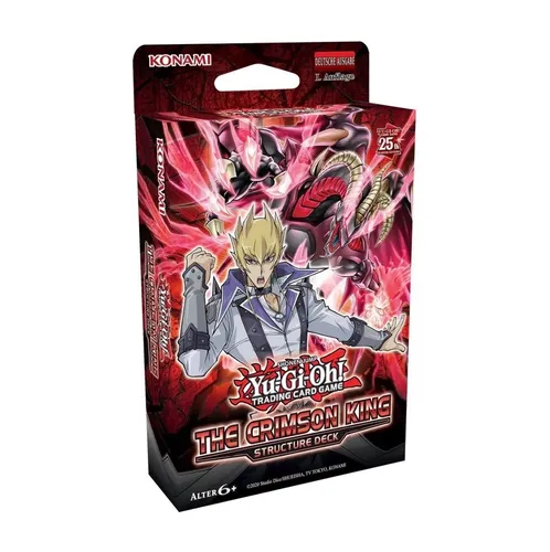 Konami Sammelkarte Yu-Gi-Oh! The Crimson King / Jack Atlas (Decks) Deutsch - Sammelkarte für Fans des beliebten Kartenspiels, ideal für Decks und strategische Duelle. Perfekt für Spieler ab 12 Jahren.