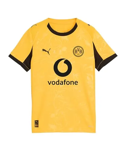 Puma Borussia Dortmund Cup Trikot 2025/26 Kinder - gelb - Offizielles Borussia Dortmund Cup-Trikot für Kinder, leicht und atmungsaktiv, ideal für junge Fans, die ihren Verein bei Pokalspielen unterstützen möchten.