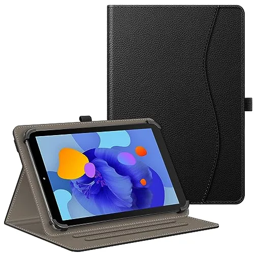 Fintie Tablet Universal Hülle für 9-11" Tablets, Schwarz - Gerätehülle für alle 9-11" Tablets mit Multi-Winkel-Funktion, Dokumentenschlitzen und hochwertigem Schutz vor Kratzern und Schmutz.