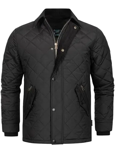 Indicode Sommerjacke INAldos Steppjacke M - Funktionsjacke mit hochgeschlossenem Kragen, ideal für den Übergang und casual Looks. Aus 100% Polyester für optimalen Komfort und Stil.