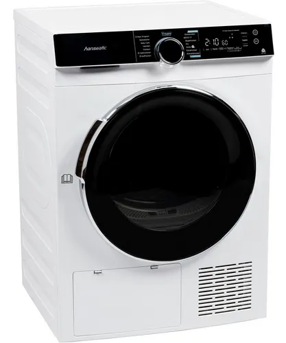 Hanseatic Wärmepumpentrockner HWTK8A3GT - 8 kg, A+++ Energieeffizienz - Trockner mit 8 kg Fassungsvermögen, ideal für Wolle, Bettwäsche und Baby Care. Mit Hygiene-Option, Knitterschutz und Innenbeleuchtung für perfekten Komfort.