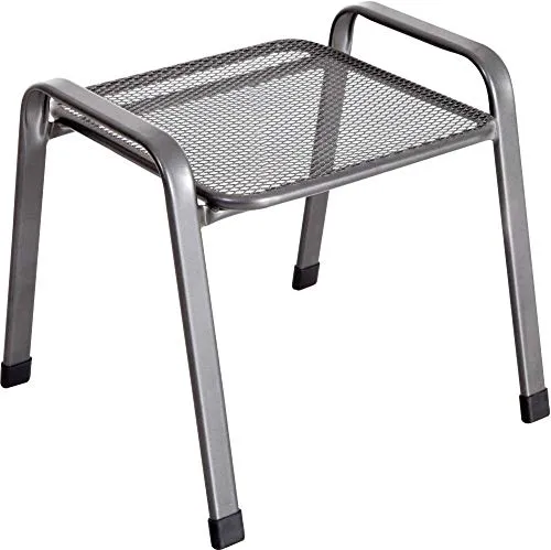 MWH Hocker Savoy - Grau - Gartenhocker aus hochwertigem Material, ideal für den Außenbereich. Maße: B: 53 cm, H: 47 cm, T: 51.5 cm. Jetzt 5% Willkommens-Gutschein bei Newsletter-Anmeldung sichern!