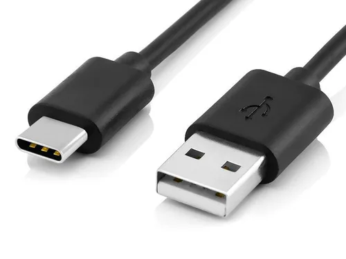 2m USB-C Ladekabel Schwarz – USB 2.0 Schnellladen für Smartphone & Tablet Reekin