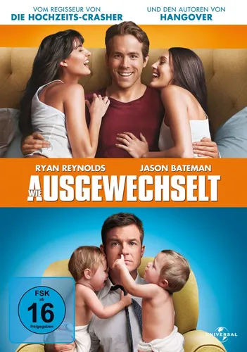 WIE AUSGEWECHSELT * DVD * NEU * OVP mit Ryan Reynolds, Jason Bateman