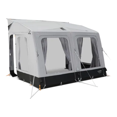 Dometic Rally AIR Tour Luft-Vorzelt Gr. 330S, hellgrau/anthrazit - Aufblasbares Vorzelt mit innovativem Design für mehr Komfort beim Camping. Ideal für unvergessliche Reisen mit der Familie oder Freunden.