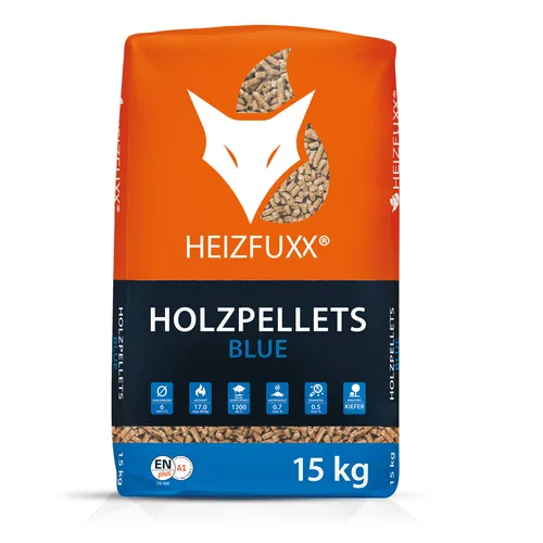 HEIZFUXX® Holzpellets 6mm ENplusA1 Heizpellets | 15kg Sackware