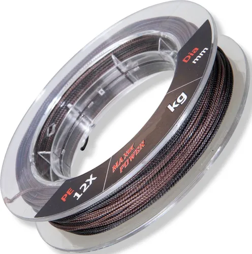 Uni Cat Camou X-12 Leader - 25m Vorfachschnur, Durchmesser/Tragkraft:0.80mm / 89kg