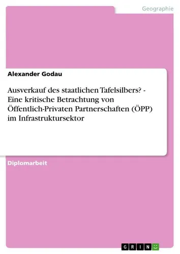 Ausverkauf des staatlichen Tafelsilbers? - Eine kritische Betrachtung von Öffent