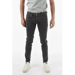 Diesel SLEENKER R18F6 Herren Skinny-fit-Jeans - Moderne 5-Pocket-Style Jeans in grau, aus hochwertiger Baumwollmischung für optimalen Tragekomfort und eine perfekte Passform.