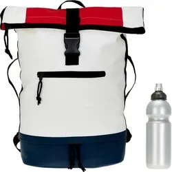 Rucksack Plane Time Bag COMP 25 L - Multifunktionaler Roll-Top Kurierrucksack - Vielseitiger Rucksack mit Wasserabweisendem LKW-Plane-Material, Geheimfach und Bodenfach. Ideal für Büro, Sport oder Freizeit mit Platz für Laptop und mehr!