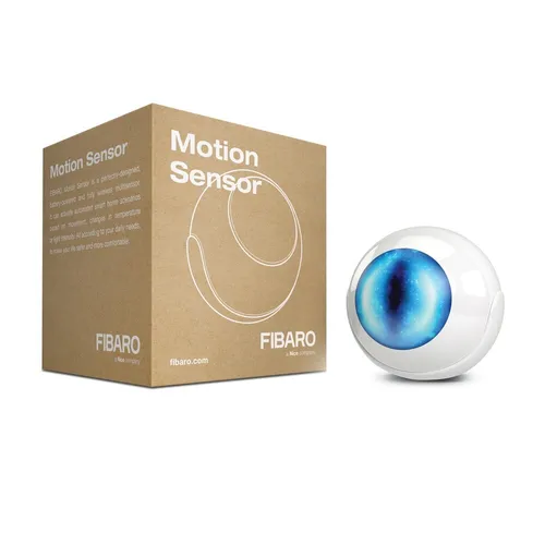 Fibaro Motion Sensor (50 m) - FIB_FGMS-001 - Bewegungsmelder für Garten und Gebäudesicherheit, erkennt Bewegungen bis 50 m und bietet zuverlässigen Schutz für Ihr Zuhause.