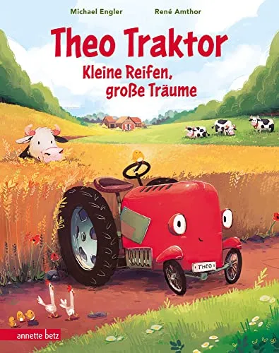 Theo Traktor - Kleine Reifen, große Träume - Kinderbuch über Baufahrzeuge, das die Fantasie anregt und die Liebe zu Traktoren fördert.
