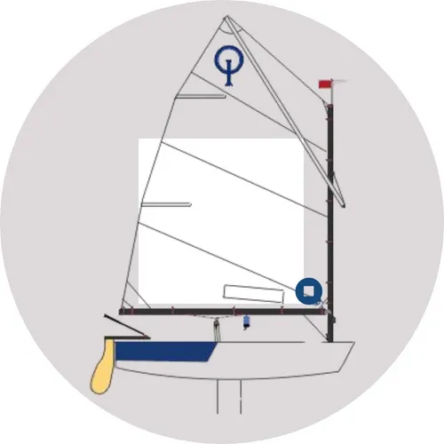 OPTI-Segel - Hochwertiges Segel für OPTI-Boote, ideal für Anfänger und Fortgeschrittene, sorgt für optimale Leistung auf dem Wasser.