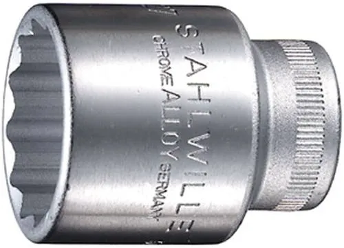 Stahlwille 50A 1 1/8 03410052 Doppelsechskant Steckschlüsseleinsatz 1 1/8" 1/2" (12.5 mm)
