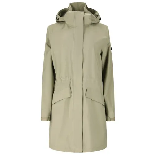Whistler Women's Marico Parka W-Pro - Oliv/Beige Gr. 40 - Wasserdichter Outdoorparka in Oliv/Beige, Größe 40. Ideal für Alltag und Wandern, winddicht mit 2-Wege-Frontreißverschluss und Kapuze. Hochwertige Materialien für besten Tragekomfort.