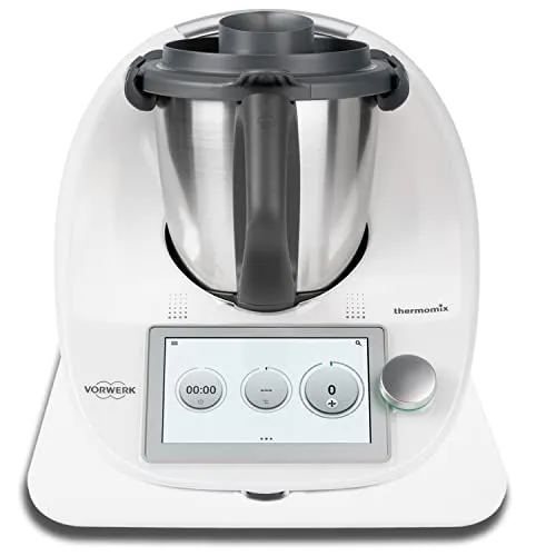 Gleitbrett aus Acryl für Thermomix und Küchenmaschinen - Zubehör für Küchenmaschinen, mit hochwertigen Teflongleitern für müheloses Verschieben und optimalem Schutz deiner Geräte. Made in Germany.
