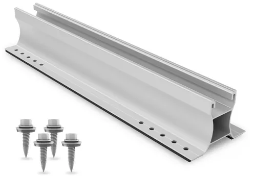 K2 Systems MiniRail 60 Set 2004596 - Zubehör für Flachdach- und Schrägdachbefestigung - Praktisches Zubehörset für die Montage von MiniRails, aus robustem Aluminium, ideal für Flachdach- und Schrägdachprojekte, inklusive Befestigungsmaterial.