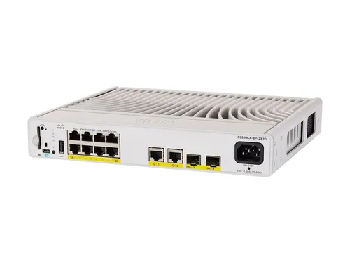 C9200CX-8P-2X2G-E neu: Catalyst 9000 Compact Switch - Netzwerk-Switches mit 8 PoE+ Ports und 240 W Leistung, ideal für moderne Netzwerkinfrastrukturen.