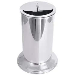 Contacto Messerabstreicher 20 cm - Küchenmesser Messerabstreicher aus hochwertigem Edelstahl 18/10, hitzebeständige Gummi-Abstreichbacken und Bodeneinlage aus POM zum Schonen der Messerspitzen.