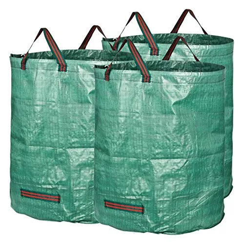 GardenMate Gartensack Professional 272 Liter - 3 Stk. - Gartenabfallsäcke, ideal für große Mengen an Gartenabfällen mit robustem Material für lange Haltbarkeit.