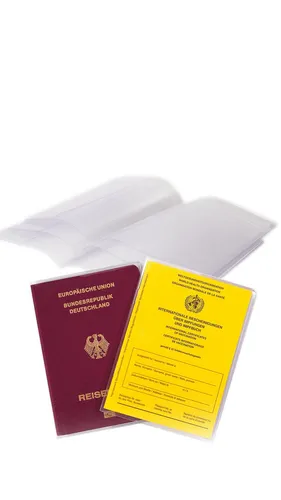 SIMGET. Organisationsmappe 3 Stück Reisepass Hülle Impfpasshülle Schutzhülle Reisepass Hülle (3er Set)