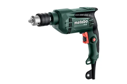 Metabo Bohrmaschine BE 650 - Leistungsstarker Schrauber mit Zahnkranzbohrfutter - Bohrmaschine für präzise Arbeiten, mit 240 V Netzbetrieb und leichtem Gewicht von nur 1,8 kg, ideal für Heimwerker und Profis.
