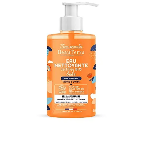 BIO BEBÉ agua limpiadora sin perfume 750 ml