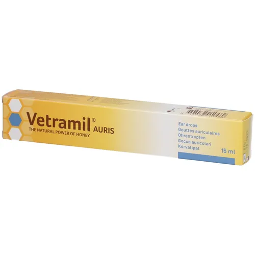 Vetramil® AURIS Ohrentropfen - Ohrenpflege für Heimtiere, lindert Rötung und Reizung im äußeren Gehörgang, einfache Anwendung für 7-14 Tage.