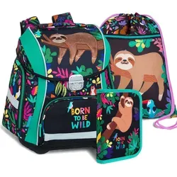 CoolPack Schulranzen Wildkid COLORINO mit Turnbeutel und Federmäppchen - Stylischer Schulranzen aus robustem Polyester, inklusive passendem Turnbeutel und Federmäppchen – ideal für Schule und Freizeit.
