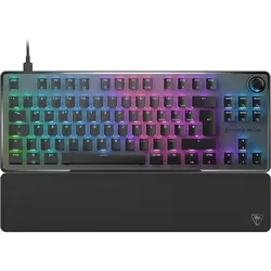 Turtle Beach Vulcan II TKL Pro Gaming-Tastatur - Gaming-Tastatur mit abnehmbarer Handballenauflage und leisen Tasten für komfortables Spielen. Ideal für Gamer, die Wert auf Programmierbarkeit und Tragbarkeit legen.