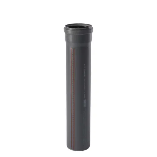 HTsafe Rohr mit Muffe DN 110 2000 mm