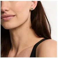 Michael Kors MKC1827710 Damen Ohrstecker aus Messing - Ohrstecker aus elegantem Messing in Weiß, perfekter Schmuck für stilbewusste Damen und ideal für jeden Anlass.