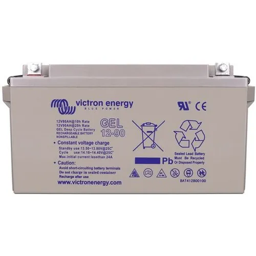 Victron 12V/90Ah Gel Deep Cycle Batterie - Powerstations, bietet eine zuverlässige Energiequelle mit langer Lebensdauer und hohem Entladezyklus, ideal für Wohnmobile und Off-Grid-Anwendungen.