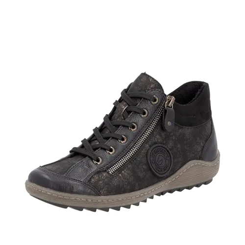 Remonte Damen Stiefelette R1477 - Eleganter Komfort in Schwarz, Größe 38 - Vielseitige Damen Stiefelette von Remonte mit flexibler und dämpfender Sohle. Der Reißverschluss sorgt für einfachen Zugang. Perfekt für jeden Anlass und garantiert hohen Tragekomfort.
