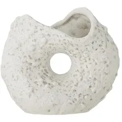 Bloomingville Fianna Vase, Weiá, Steingut