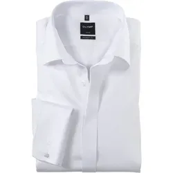 OLYMP Businesshemd "Luxor modern fit", Herren, Gr. 48, Weiß - Elegantes Businesshemd aus 100% Baumwolle mit modern fit. Ideal für festliche Anlässe und bequem durch leichten Webstoff.