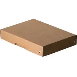 Original Falken PureBox Nature - Aufbewahrungsbox DIN A5, 40 mm hoch, vegan und nachhaltig aus hochwertigem Karton, Made in Germany