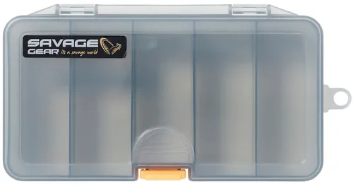 Savage Gear Angelbox Lurebox 18,6x10,3x3,4cm Smoke, Kunstköderbox, Köderbox, Box